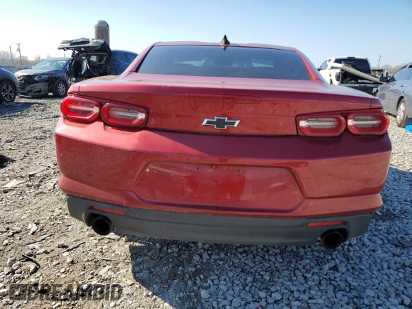 2019 Chevrolet Camaro 1LS with VIN 1G1FB1RX4K0127131, listed as a Copart auction lot 37102384 with 46,097 mi miles and Salvage Title. Bid and sale history available at carsss.com. Image 6.