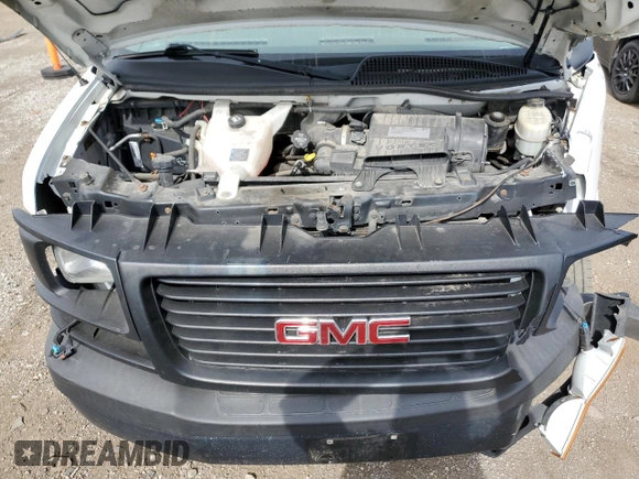 2017 GMC Savana Cargo z VIN 1GTW7AFF1H1159560, wystawiony jako Copart lot #54186255 z przebiegiem 96 988 mil mil oraz Szkoda całkowita • Salvage title. Historia ofert i sprzedaży dostępna na DreamBid. Obrazek 12.