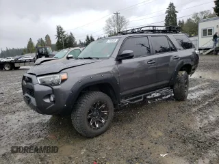 2015 Toyota 4Runner Limited with VIN JTEBU5JR1F5246134, listed as a Copart auction lot 51955035 with 153,753 mi miles and Salvage Title. Bid and sale history available at DreamBid. Image 1.