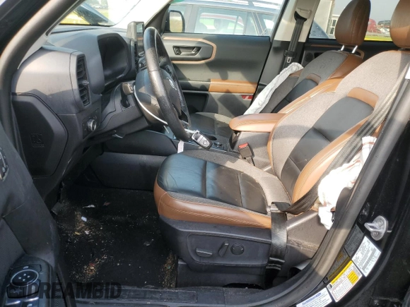2023 Ford Bronco Sport Outer Banks с VIN 3FMCR9C6XPRD52354, выставлен на аукционе Copart как лот 61189325 с пробегом 32 228 миль миль и Списание • Salvage title. История ставок и продаж доступна на DreamBid. Изображение 7.