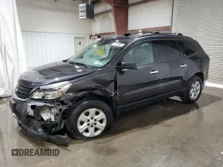 2016 Chevrolet Traverse LS z VIN 1GNKRFKD5GJ131955, wystawiony jako Copart lot #58728005 z przebiegiem 95 522 mil mil oraz Szkoda całkowita • Salvage title. Historia ofert i sprzedaży dostępna na DreamBid. Obrazek 1.