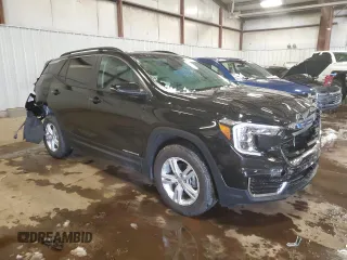 2024 GMC Terrain SLE z VIN 3GKALTEG3RL392446, wystawiony jako Copart lot #45815785 z przebiegiem 1326 mil mil oraz Szkoda całkowita • Salvage title. Historia ofert i sprzedaży dostępna na DreamBid. Obrazek 4.