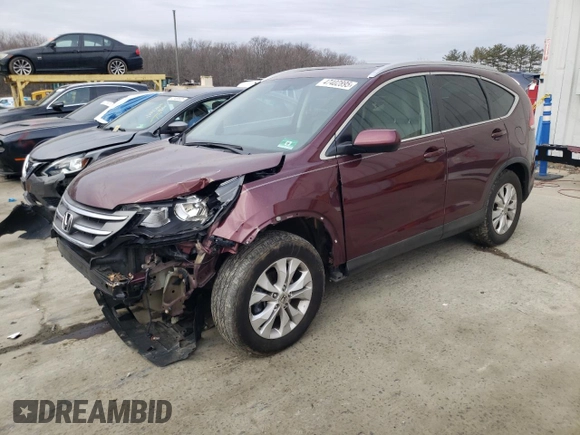 2014 Honda CR-V EX-L with VIN 5J6RM4H73EL077157, listed as a Copart auction lot 47402895 with 173,497 mi miles and Salvage Title. Bid and sale history available at DreamBid. Image 1.