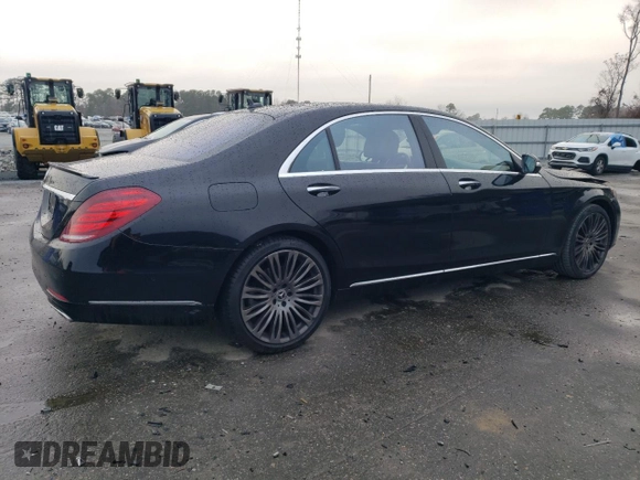2017 Mercedes-Benz S 550 with VIN WDDUG8CB0HA322299, listed as a Copart auction lot 44049715 with 107,599 mi miles and Salvage Title. Bid and sale history available at carsss.com. Image 3.