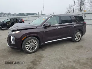 2020 Hyundai Palisade Limited with VIN KM8R5DHE2LU124280, listed as a Copart auction lot 48947295 with 52,094 mi miles and Salvage title. Bid and sale history available at DreamBid. Image 1.
