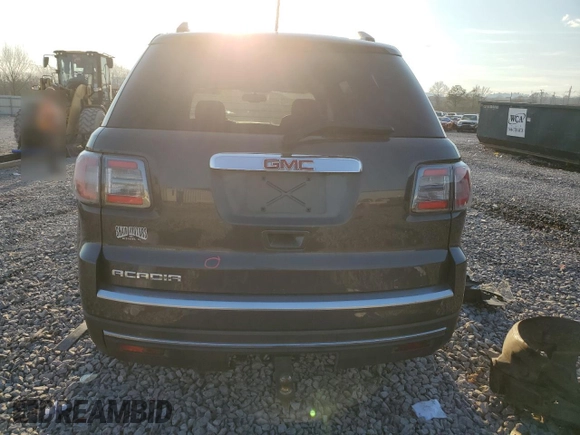2013 GMC Acadia SLE with VIN 1GKKRPKD4DJ250319, listed as a Copart auction lot 46614325 with 213,919 mi miles and Salvage Title. Bid and sale history available at DreamBid. Image 6.