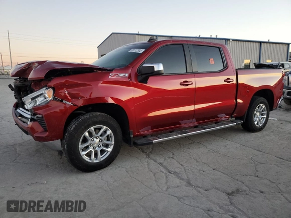 2023 Chevrolet Silverado 1500 LT with VIN 1GCUDDED9PZ213530, listed as a Copart auction lot 89112335 with 42,138 mi miles and Salvage Title. Bid and sale history available at carsss.com. Image 1.