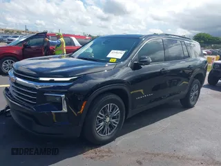 2025 Chevrolet Traverse FWD LT with VIN 1GNERGRS3SJ128679, listed as a IAAI auction lot 42596196 with 28,967 mi miles and . Bid and sale history available at DreamBid. Image 2.