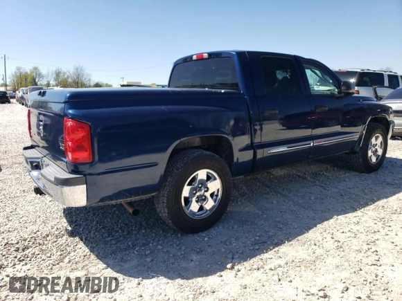 2005 Dodge Dakota Laramie with VIN 1D7HW58N35S158901, listed as a Copart auction lot 50382724 with 188,113 mi miles and Salvage Title. Bid and sale history available at DreamBid. Image 3.