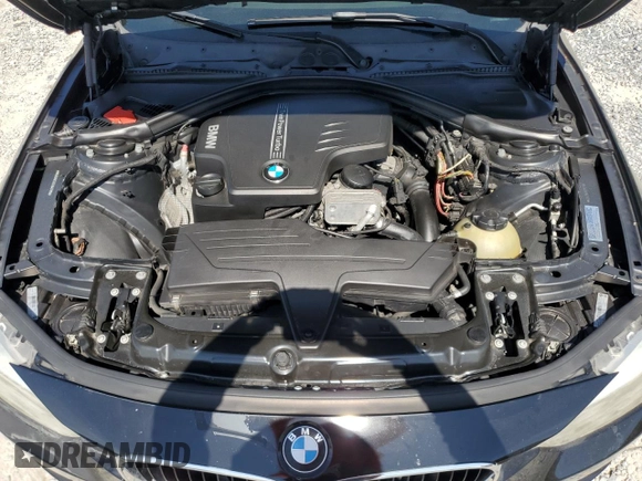 2014 BMW 3 Series 328i with VIN WBA3A5C52EJ464789, listed as a Copart auction lot 56327945 with 153,006 mi miles and Salvage title. Bid and sale history available at DreamBid. Image 11.
