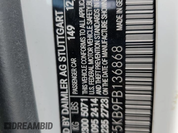 2015 Mercedes-Benz E 350 Sport z VIN WDDHF5KB9FB136868, wystawiony jako Copart lot #56511365 z przebiegiem 144 830 mil mil oraz Szkoda całkowita • Salvage title. Historia ofert i sprzedaży dostępna na DreamBid. Obrazek 12.