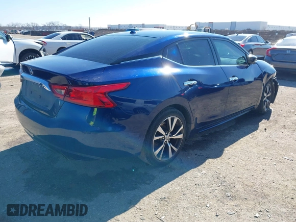 2016 Nissan Maxima SR with VIN 1N4AA6AP6GC398426, listed as a IAAI auction lot 41468260 with 153,716 mi miles and . Bid and sale history available at DreamBid. Image 4.