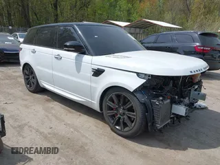 2019 Land Rover Range Rover Sport HSE Dynamic z VIN SALWV2SV1KA418184, wystawiony jako IAAI lot #42067040 z przebiegiem 75 179 mil mil oraz . Historia ofert i sprzedaży dostępna na DreamBid. Obrazek 1.