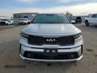 2023 Kia Sorento Hybrid EX with VIN KNDRHDLG7P5195401, listed as a Copart auction lot 87529505 with 18,225 mi miles and Salvage Title. Bid and sale history available at carsss.com. Image 5.