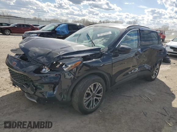2021 Ford Escape SEL with VIN 1FMCU9H63MUB18598, listed as a Copart auction lot 50165425 with 49,541 mi miles and Salvage Title. Bid and sale history available at DreamBid. Image 1.