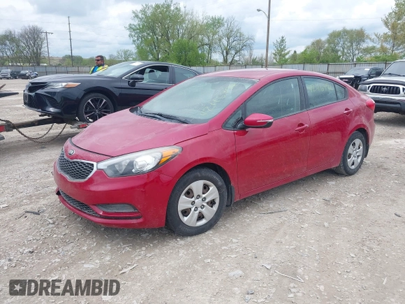2015 Kia Forte LX with VIN KNAFX4A68F5436703, listed as a IAAI auction lot 42116972 with 146,744 mi miles. Bid and sale history available at carsss.com. Image 2.