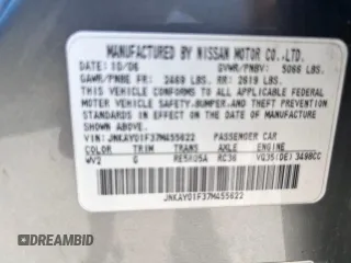 2007 Infiniti M x with VIN JNKAY01F37M455622, listed as a Copart auction lot 63004285 with 207,436 mi miles and Clean title. Bid and sale history available at DreamBid. Image 10.