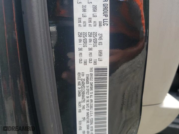 2010 Dodge Grand Caravan SXT with VIN 2D4RN5D12AR444791, listed as a Copart auction lot 77529904 with 149,676 mi miles and Salvage Title. Bid and sale history available at carsss.com. Image 14.