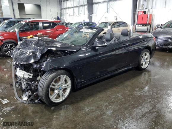 2015 BMW 4 Series 435i xDrive with VIN WBA3T7C57FP942371, listed as a Copart auction lot 68321723 with 0 mi miles and Salvage Title. Bid and sale history available at carsss.com. Image 1.
