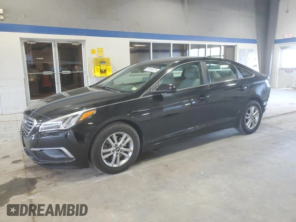 2016 Hyundai Sonata SE with VIN 5NPE24AF4GH346494, listed as a Copart auction lot 53550375 with 163,125 mi miles and Salvage Title. Bid and sale history available at carsss.com. Image 1.