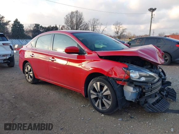 2019 Nissan Sentra SV with VIN 3N1AB7AP0KY250398, listed as a IAAI auction lot 41113513 with 111,909 mi miles and . Bid and sale history available at DreamBid. Image 1.