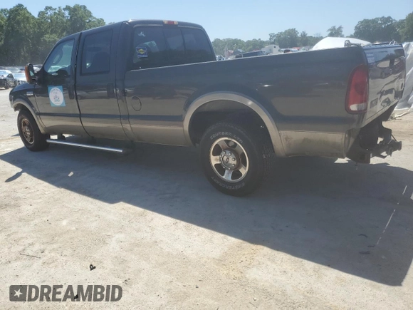 2005 Ford Super Duty F-250 XL with VIN 1FTSW20555EC82046, listed as a Copart auction lot 51578735 with 161,088 mi miles and Salvage Title. Bid and sale history available at carsss.com. Image 2.
