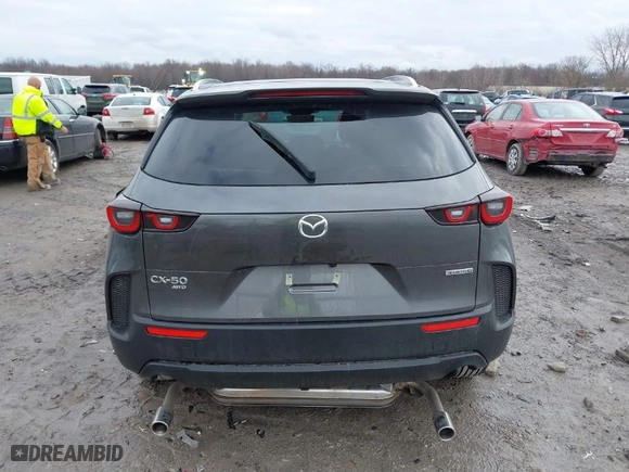 2025 Mazda CX-50 2.5 S Preferred Package with VIN 7MMVABBM3SN312317, listed as a IAAI auction lot 41141942 with 3,933 mi miles. Bid and sale history available at carsss.com. Image 16.