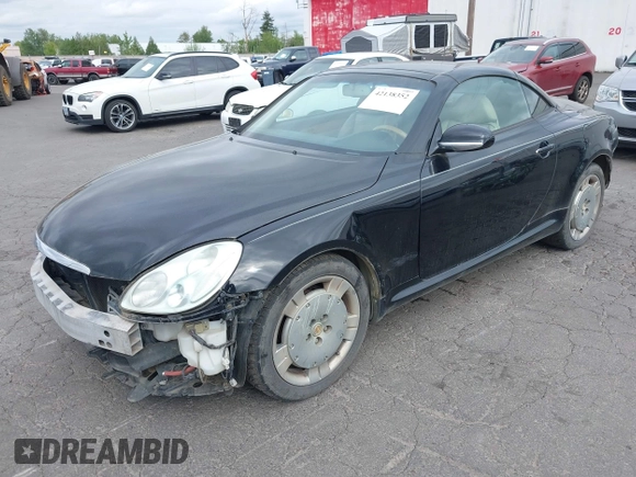 2003 Lexus SC with VIN JTHFN48YX30045446, listed as a IAAI auction lot 42138352 with 168,365 mi miles. Bid and sale history available at carsss.com. Image 17.