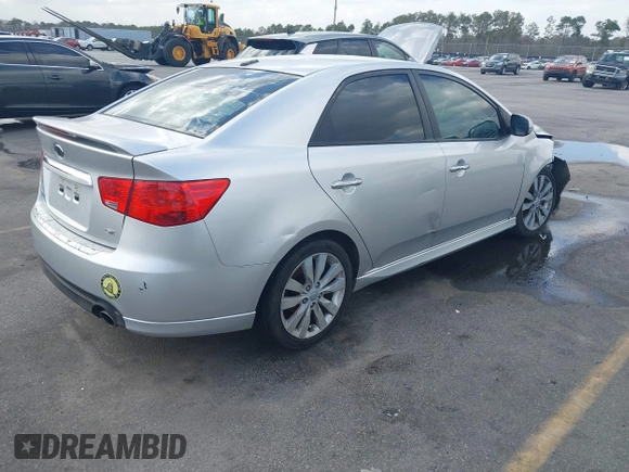2012 Kia Forte SX with VIN KNAFW4A3XC5589300, listed as a IAAI auction lot 41714687 with 304,477 mi miles. Bid and sale history available at carsss.com. Image 4.