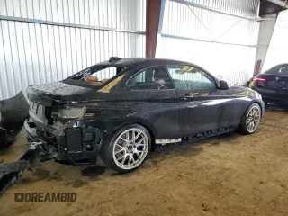 2021 BMW 2 Series M240i xDrive with VIN WBA2J7C03M7H75738, listed as a Copart auction lot 87224694 with 34,875 mi miles and Salvage Title. Bid and sale history available at carsss.com. Image 3.