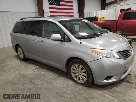 2011 Toyota Sienna LE with VIN 5TDJK3DC2BS004460, listed as a Copart auction lot 49534545 with 227,513 mi miles and Clean Title. Bid and sale history available at carsss.com. Image 4.
