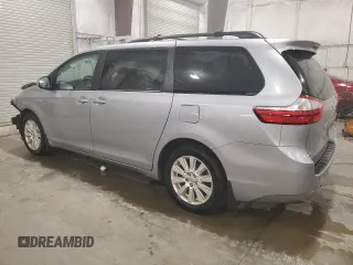 2017 Toyota Sienna XLE with VIN 5TDDZ3DC4HS166141, listed as a Copart auction lot 64357715 with 124,184 mi miles and Salvage title. Bid and sale history available at DreamBid. Image 2.