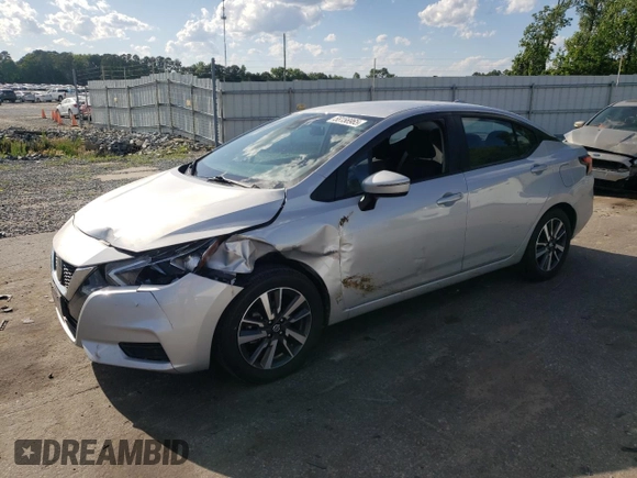 2021 Nissan Versa SV с VIN 3N1CN8EVXML854927, выставлен на аукционе Copart как лот 58156965 с пробегом 120 498 миль миль и Списание • Salvage title. История ставок и продаж доступна на DreamBid. Изображение 1.