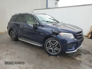 2018 Mercedes-Benz GLE 43 AMG with VIN 4JGDA6EB4JB028137, listed as a Copart auction lot 43580115 with 58,724 mi miles and Salvage Title. Bid and sale history available at DreamBid. Image 4.