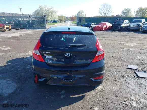 2014 Hyundai Accent GS with VIN KMHCT5AE0EU189319, listed as a IAAI auction lot 41985071 with 72,633 mi miles. Bid and sale history available at carsss.com. Image 16.