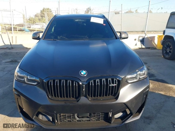 2024 BMW X3 M with VIN 5YM13EC03R9V14879, listed as a IAAI auction lot 41266018 with NaN miles. Bid and sale history available at carsss.com. Image 12.