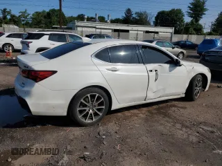 2017 Acura TLX V6 w/Technology Pkg with VIN 19UUB3F5XHA002765, listed as a Copart auction lot 59081245 with 132,618 mi miles and Salvage title. Bid and sale history available at DreamBid. Image 3.