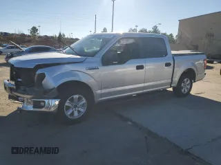 2017 Ford F-150 XL with VIN 1FTEW1CP4HKC35715, listed as a Copart auction lot 41660765 with 0 mi miles and Salvage Title. Bid and sale history available at carsss.com. Image 1.