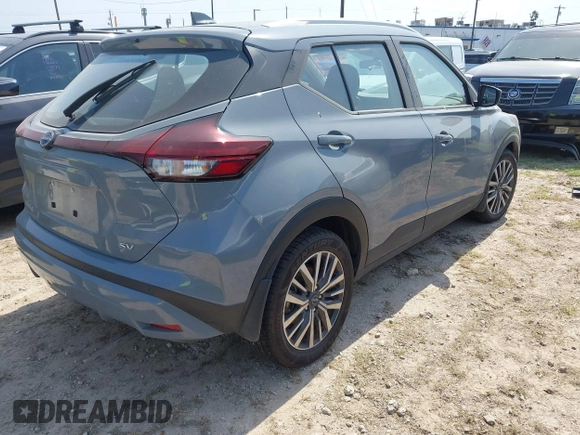 2023 Nissan Kicks SV with VIN 3N1CP5CVXPL574778, listed as a IAAI auction lot 41956067 with 5,867 mi miles and . Bid and sale history available at DreamBid. Image 4.