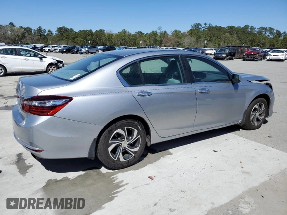 2017 Honda Accord Sedan LX with VIN 1HGCR2F30HA091522, listed as a Copart auction lot 49395825 with 151,978 mi miles and Salvage Title. Bid and sale history available at carsss.com. Image 3.