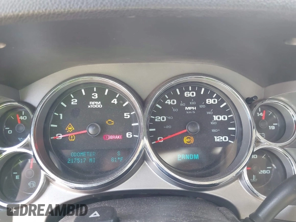 2009 Chevrolet Silverado 1500 LT with VIN 3GCEC23029G281537, listed as a IAAI auction lot 41805339 with 217,517 mi miles. Bid and sale history available at carsss.com. Image 7.