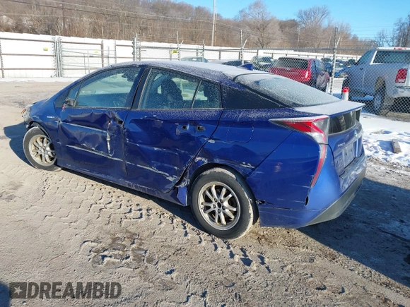 2018 Toyota Prius Two with VIN JTDKBRFU4J3597557, listed as a IAAI auction lot 41628706 with 141,555 mi miles. Bid and sale history available at carsss.com. Image 3.