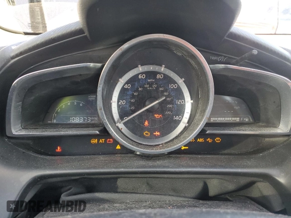 2016 Scion iA with VIN 3MYDLBZV7GY120026, listed as a Copart auction lot 44758095 with 108,373 mi miles and Salvage Title. Bid and sale history available at carsss.com. Image 9.