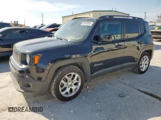 2018 Jeep Renegade Latitude z VIN ZACCJABB1JPJ18601, wystawiony jako Copart lot #50463085 z przebiegiem 72 131 mil mil oraz Czysty tytuł • Clean title. Historia ofert i sprzedaży dostępna na DreamBid. Obrazek 1.