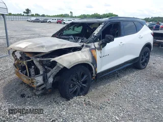 2022 Chevrolet Blazer RS with VIN 3GNKBERS3NS180084, listed as a IAAI auction lot 42370510 with Not provided miles and . Bid and sale history available at DreamBid. Image 2.