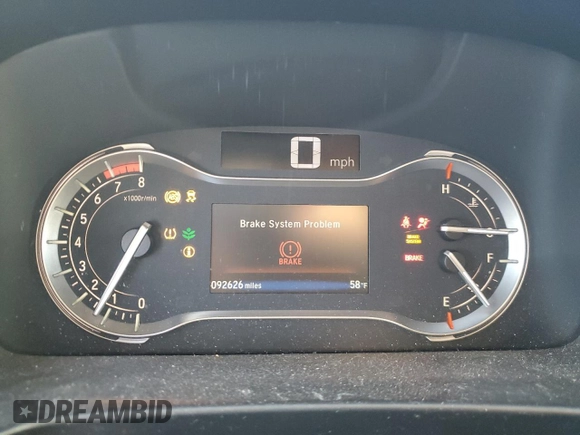 2016 Honda Pilot EX-L with VIN 5FNYF6H72GB112462, listed as a Copart auction lot 86538614 with 92,626 mi miles and Salvage Title. Bid and sale history available at carsss.com. Image 9.
