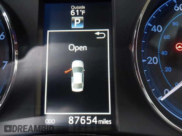 2019 Toyota Corolla L with VIN 5YFBURHE5KP890375, listed as a IAAI auction lot 42160343 with 87,654 mi miles and . Bid and sale history available at DreamBid. Image 15.