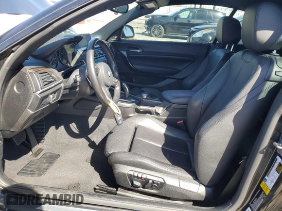2015 BMW 2 Series M235i with VIN WBA1M1C56FV393730, listed as a Copart auction lot 45348734 with 59,231 mi miles and Salvage title. Bid and sale history available at DreamBid. Image 7.