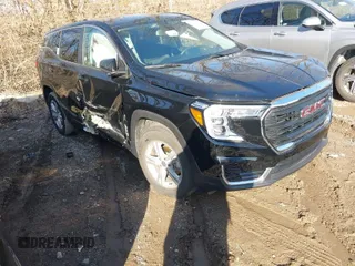 2024 GMC Terrain SLE with VIN 3GKALMEG1RL235214, listed as a IAAI auction lot 41065245 with 15,000 mi miles. Bid and sale history available at carsss.com. Image 1.