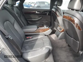 2017 Audi A8 with VIN WAU44AFD3HN002052, listed as a Copart auction lot 41834475 with 111,666 mi miles and Salvage title. Bid and sale history available at DreamBid. Image 10.